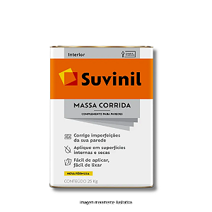 Massa Corrida 25kg Suvinil