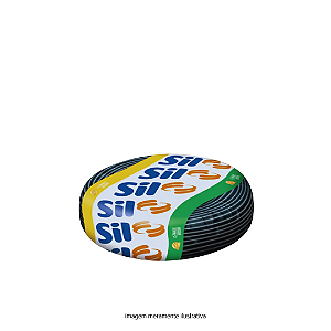 Cabo Flexível 4,0 mm 100 m Preto Sil