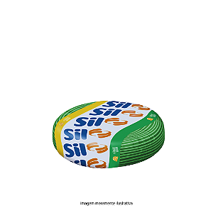 Cabo Flexível 10,0 mm 100 m Verde Sil