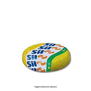 Cabo Flexível 6,0 mm 100 m Amarelo Sil