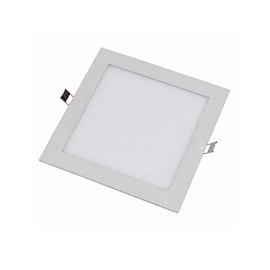Plafon LED Quadrado Embutir Branca 18W VIT