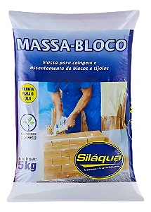 Massa Bloco 5 kg Cinza Silaqua