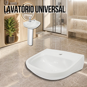Lavatório Universal Branco Santa Marina