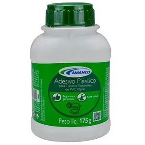 Adesivo PVC Cola Cano Frasco Com 175gr Com Pincel Amanco