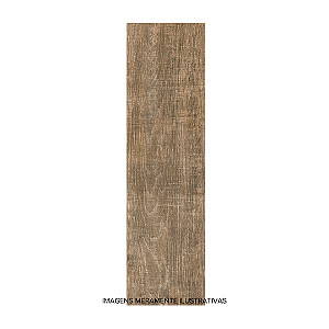 Piso Cerâmico "A" 20x120 Amber Retificado Acetinado Unique Ceral (Similar ao Porcelanato)