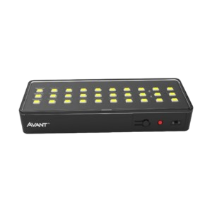 Luminária de Emergência Barra 30 LEDS 1w Bivolt PT AVANT