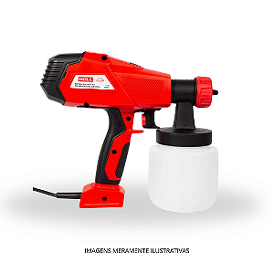 Pistola de Pintura Pulverizadora Elétrica 800ML 127V Noll