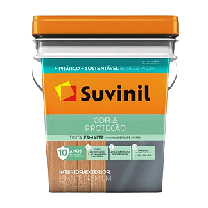 Tinta Esmalte Base d' Água Branco Brilhante 18L  SUVINIL