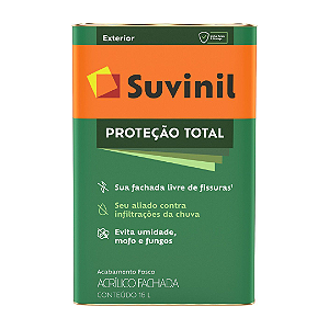 Tinta Acrílico Proteção Total 18L Branco  SUVINIL