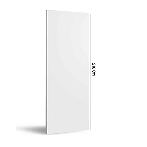 Porta de Madeira Interna Branca Lisa 60cm  ABRILAR