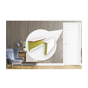 Guarnição Ajustável Branco 9x70x2250mm  ABRILAR