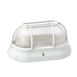 Luminária Tartaruga Com Grade Branca  SYKALIGHT