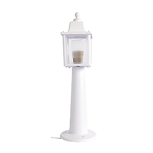 Poste Colonial Branco  SYKALIGHT