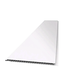 Forro PVC Liso Branco Junta Seca 200x8mm 6m ALLAS