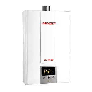 Aquecedor a Gás LZ 2000DE Branco GN Lorenzetti