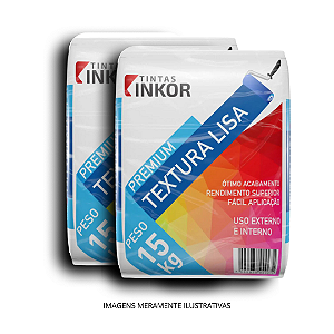 Textura Lisa Premium 15kg Branca Inkor