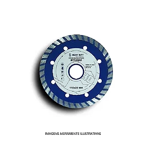 Disco de Corte Diamantado Turbo 110mm Heavy Duty