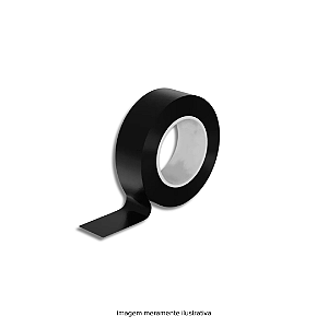 Fita Isolante Preta 10MX19MM Anti-Chama Rajix