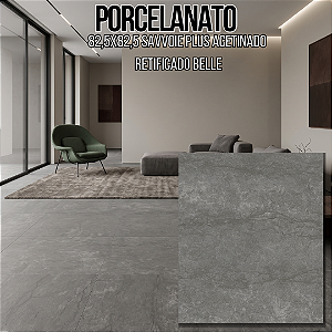 Porcelanato Classe A 82,5x82,5 Savvoie Plus Acetinado Retificado Belle