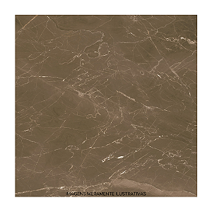 Piso Cerâmico "B" Terralma Polido Retificado Unique Ceral (Similar ao Porcelanato)