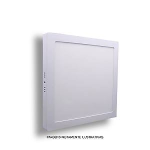 Painel Led 18w Quadrado Sobrepor 4000k Vit