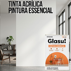 Tinta Acrílica Pintura Essencial 15 L Branco Glasu