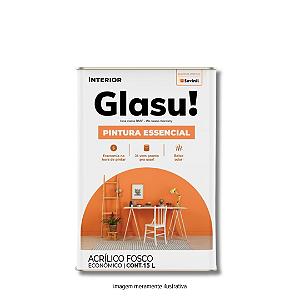 Tinta Acrílica Pintura Essencial 15 L Branco Glasu