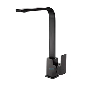 Misturador Monocomando Cozinha Preto Fosco DC-6017P Deckcasa