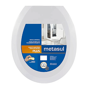 Assento Almofadado Plus Branco Metasul