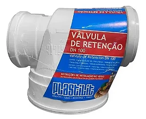 Válvula Retenção Esgoto 100MM Plastilit
