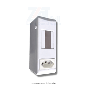 Caixa Disjuntor Slim Sobrepor + Tomada 20A AC&A Brasil