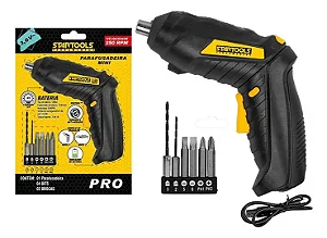 Mini Parafusadeira 3,6V Recarregável + 6 Peças Startools