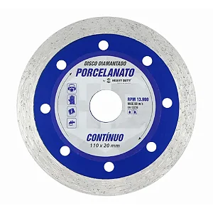 Disco Corte Diamantado Porcelanato 110MM Heavy Duty