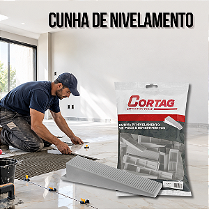 Cunha de Nivelamento Eco Cinza Cortag