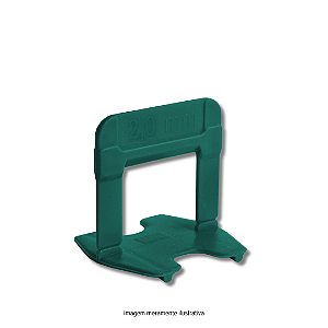 Espaçador Nivelador de Piso 2,0 mm Eco Verde 50 Peças Cortag