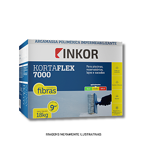 Impermeabilizante Kortaflex 7000 Caixa 18Kg Inkor