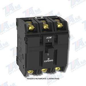 Disjuntor Tripolar Nema 15A Soprano