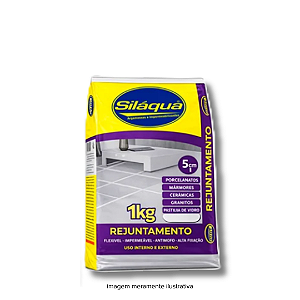 Rejunte 1 kg Cinza Silaqua