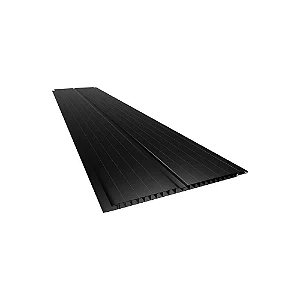 Forro PVC 200X06MM Preto Frisado Fortplast