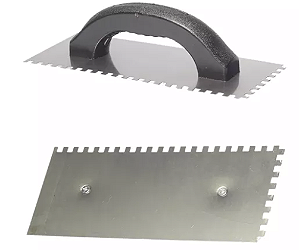 Desempenadeira Aço Dente 300x130 Hidra
