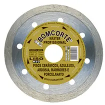 Disco de Corte Diamantado Liso 110mm Masrter Bom Corte
