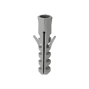Bucha Plástica Aba 6mm 10un Goma