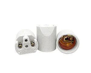 Bocal Soquete Porcelana E-27 P/ Spot Decorlux
