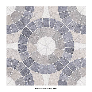 Piso Cerâmico "B" 61,5x61,5 Mosaico Blue Ceral