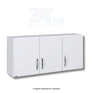 Armário Aéreo Tóquio Cozinha 1,20m 3 Portas A.J.Rorato