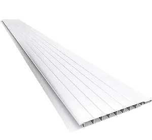 Forro PVC 6mm 20cm Branco Frisado 6m Fortplast