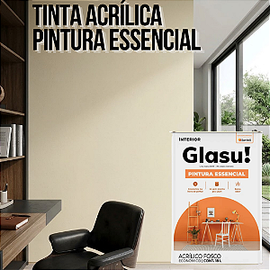 Tinta Acrílica Pintura Essencial 18 L Palha Glasu
