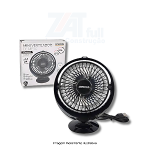 Mini Ventilador de Mesa Portátil 17,3cm C/Cabo USB Ref.AR0955 Startools
