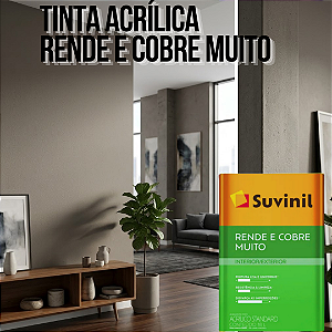 Tinta Acrílica Rende E Cobre Muito 18 L Concreto Suvinil