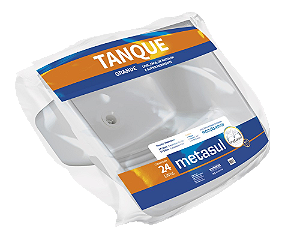 Tanque Plástico 24L Branco Metasul